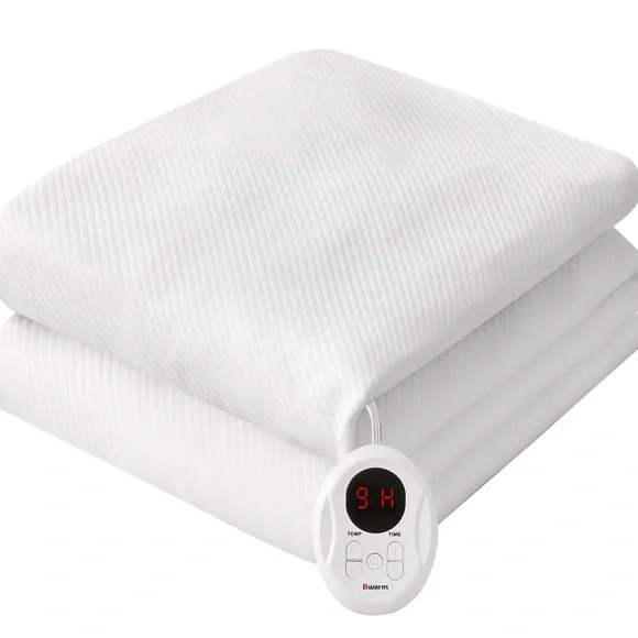 Premium White Waterproof + Heated Mattress Protector • Full Size • New - Picture 2 of 6